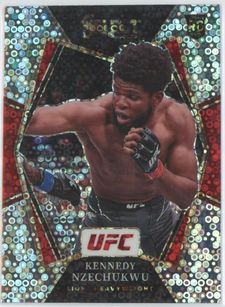 Kennedy Nzechukwu 2022 Panini Select UFC Premier Level #199 Disco