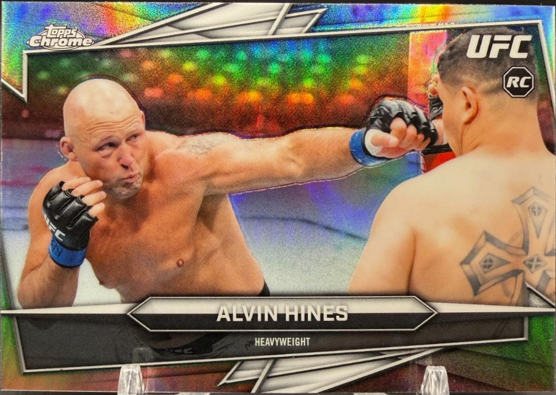 Alvin Hines 2026 Topps Chrome UFC Base #16 Refractor