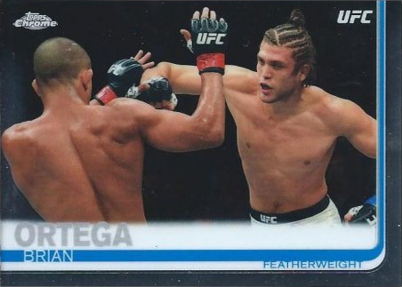 Brian Ortega 2019 Topps Chrome UFC Base #59 Xfractor