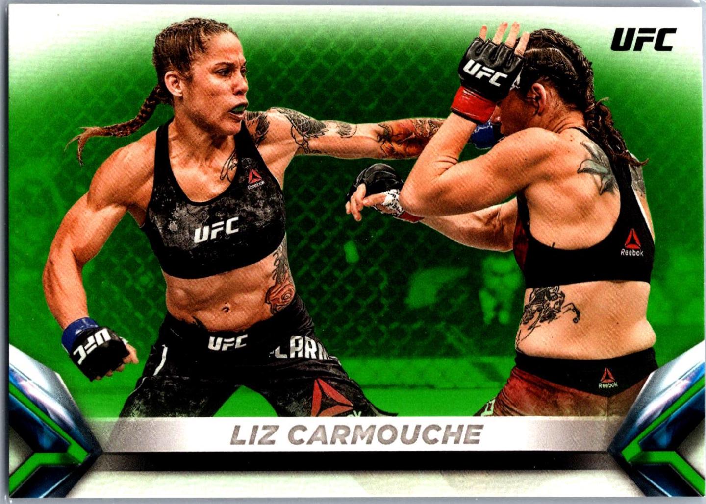 Liz Carmouche 2018 Topps UFC Knockout Base #79 Green