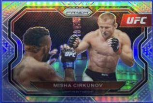 Misha Cirkunov 2021 Panini Prizm UFC Base #105 Silver