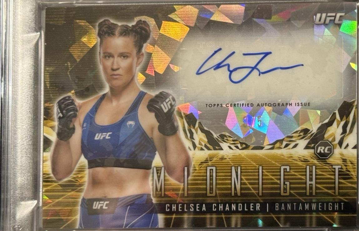Chelsea Chandler 2024 Topps Midnight UFC Horizon Signatures #HS-CCR Daybreak