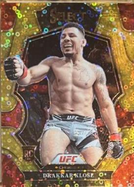 Drakkar Klose 2023 Panini Select UFC Octagonside #238 Gold Disco