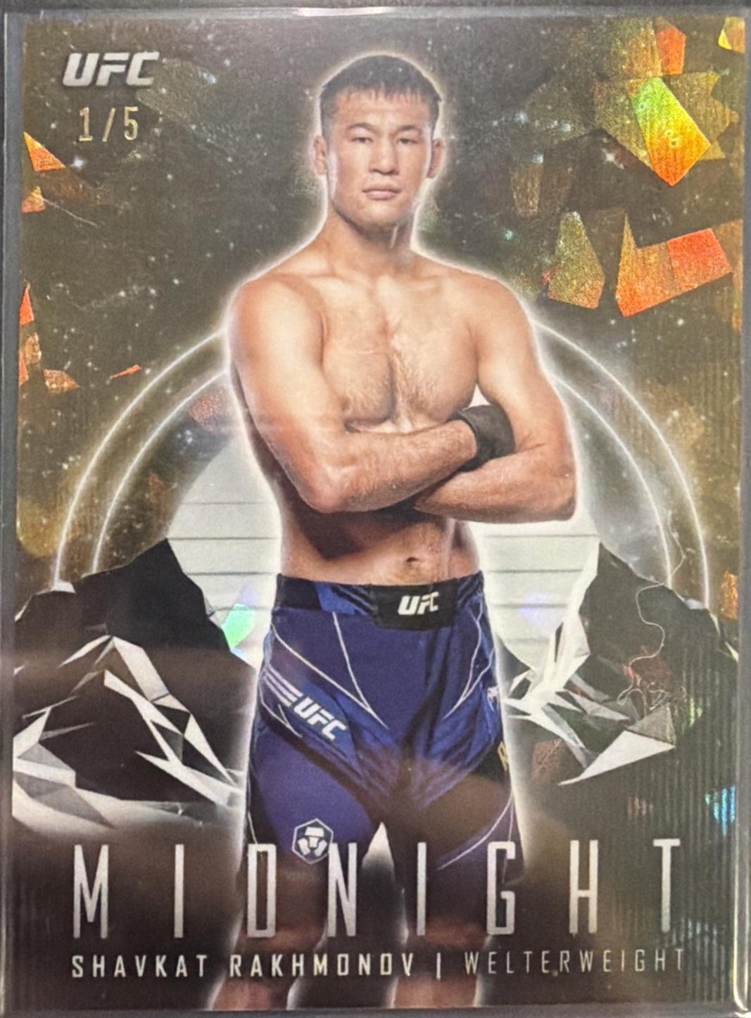 Shavkat Rakhmonov 2024 Topps Midnight UFC Base #24 Daybreak