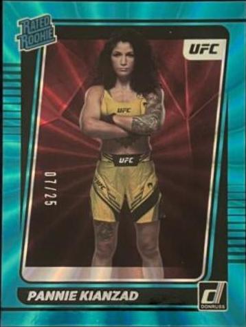 Pannie Kianzad 2022 Panini Donruss UFC Base #220 Teal