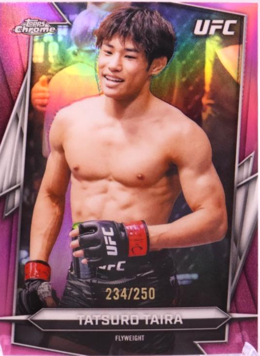 Tatsuro Taira 2026 Topps Chrome UFC Base #72 Pink Refractor