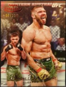 Dricus Du Plessis 2024 Topps Gold Label UFC Base Class II #11 Red