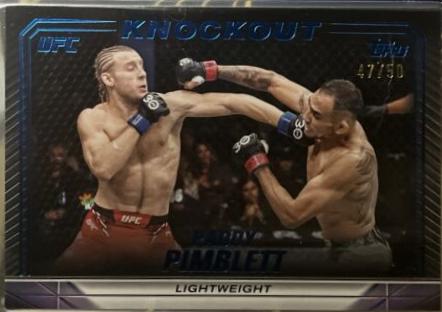Paddy Pimblett 2024 Topps Knockout UFC Base #12 Blue