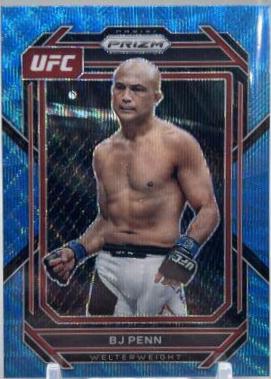 BJ Penn 2023 Panini Prizm UFC Base #123 Blue Wave