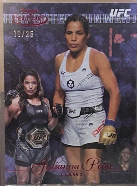 Julianna Peña 2024 Topps Gold Label UFC Base Class II #21 Red