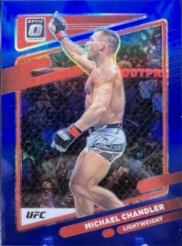 Michael Chandler 2022 Panini Donruss Optic UFC Base #32 Blue