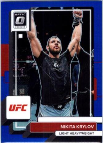 Nikita Krylov 2023 Panini Donruss Optic UFC Base #62 Blue