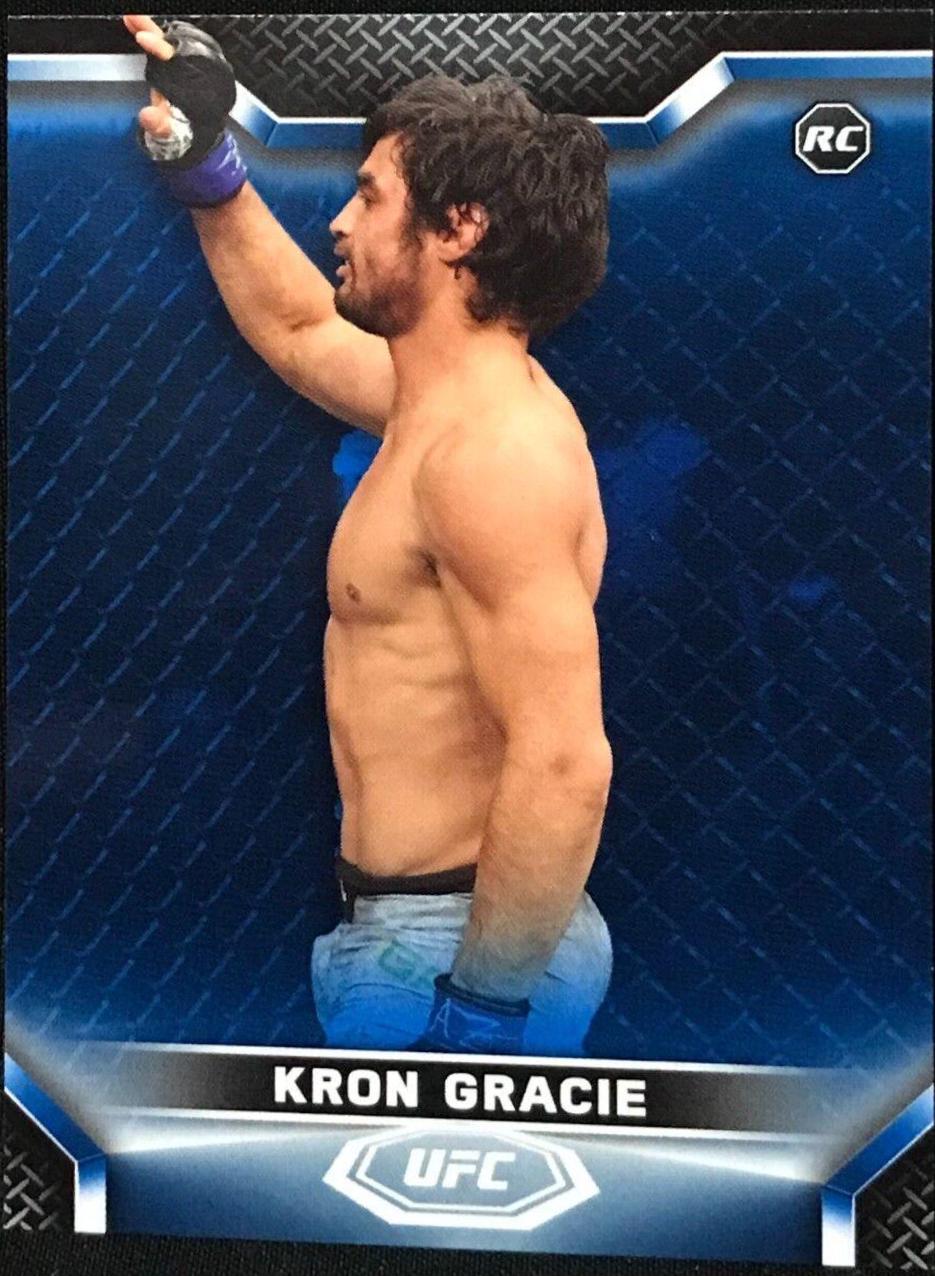Kron Gracie 2020 Topps UFC Knockout Base #83 Blue