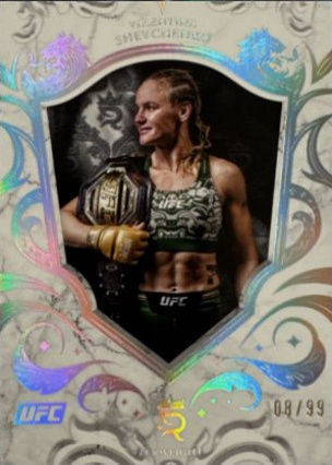 Valentina Shevchenko 2025 Topps Royalty UFC Base #65 Red