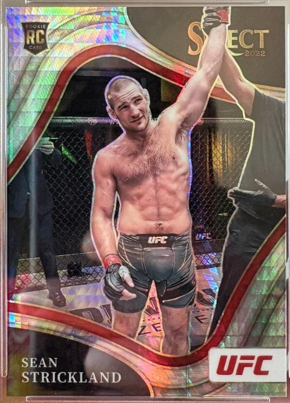 Sean Strickland 2022 Panini Select UFC Octagonside #264 Lucky Envelopes