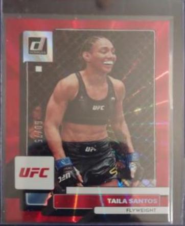 Taila Santos 2023 Panini Donruss UFC Base #169 Red Laser