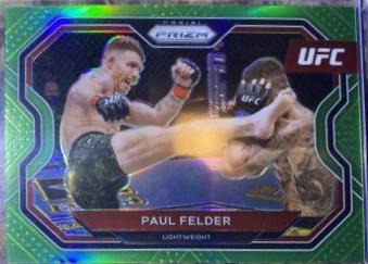 Paul Felder 2021 Panini Prizm UFC Base #145 Neon Green