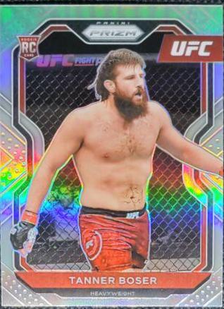 Tanner Boser 2021 Panini Prizm UFC Base #91 Silver
