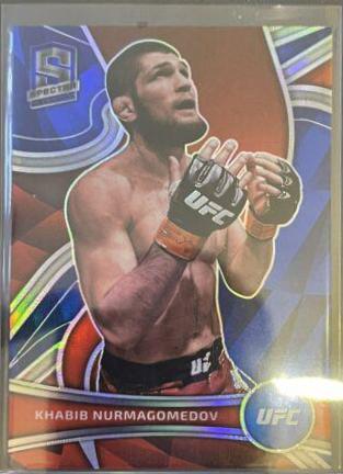 Khabib Nurmagomedov 2022 Panini Chronicles UFC Base Spectra #395 Blue