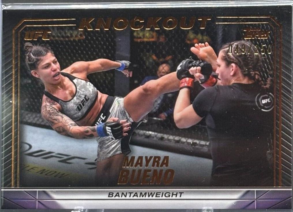 Mayra Bueno 2024 Topps Knockout UFC Base #25 Bronze