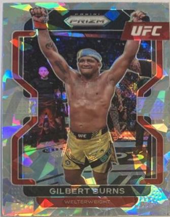 Gilbert Burns 2022 Panini Prizm UFC Base #183 Ice