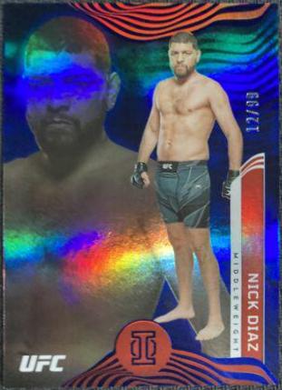 Nick Diaz 2022 Panini Chronicles UFC Base Illusions #265 Blue