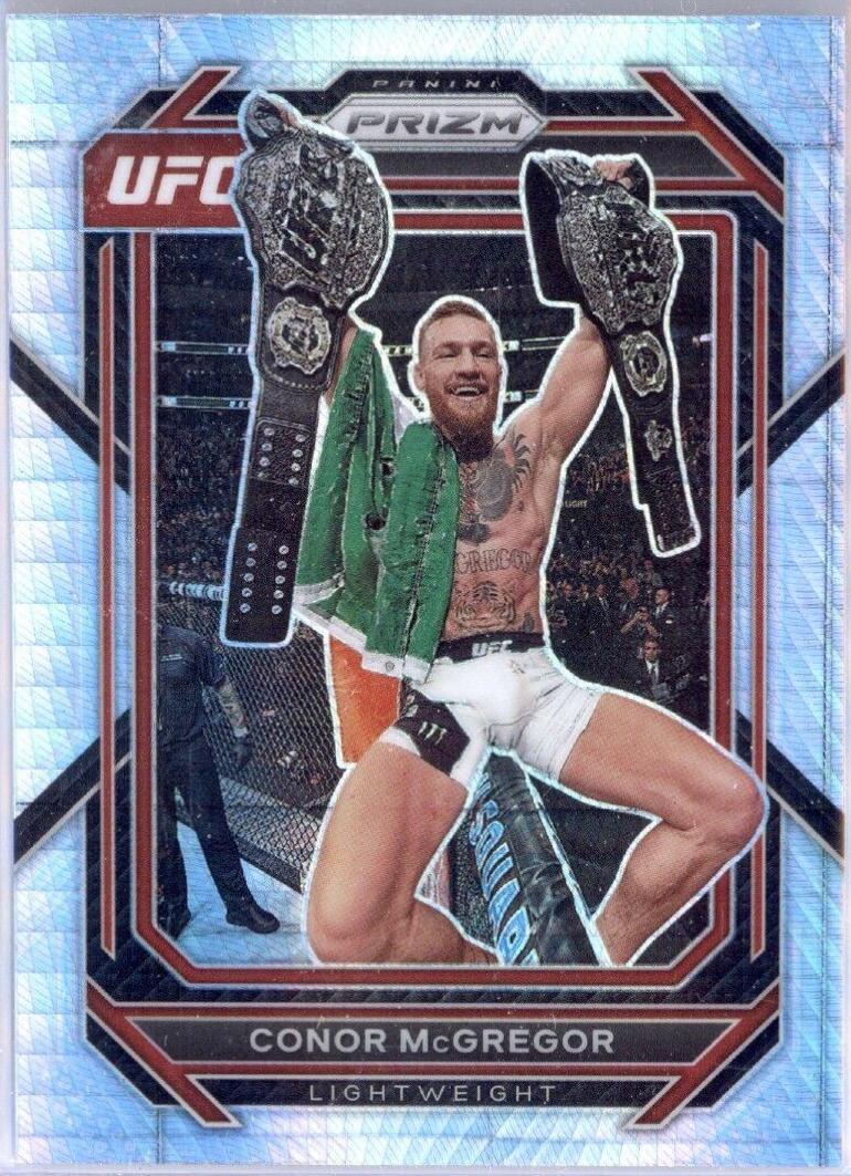Conor McGregor 2023 Panini Prizm UFC Base #125 Hyper