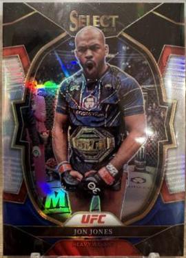 Jon Jones 2023 Panini Select UFC Concourse #96 Black Blue