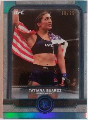 Tatiana Suarez 2019 Topps UFC Museum Collection Base #33 Sapphire