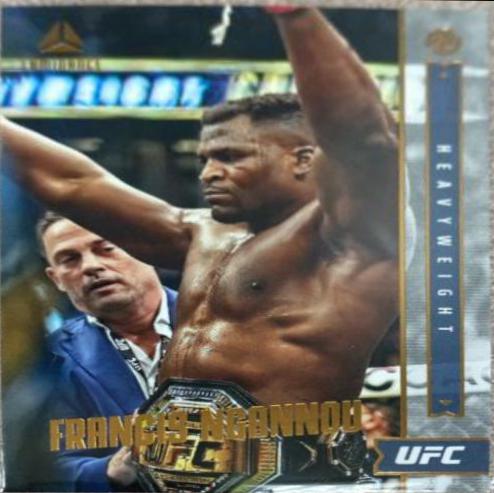 Francis Ngannou 2022 Panini Chronicles UFC Base Luminance #158 Bronze