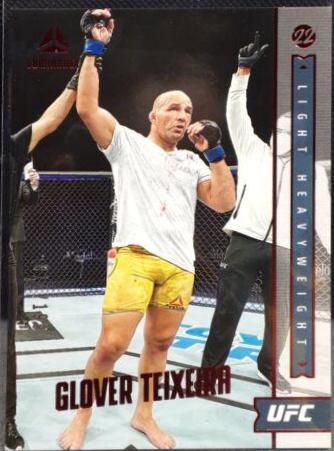 Glover Teixeira 2022 Panini Chronicles UFC Base Luminance #160 Red