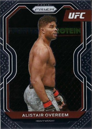 Alistair Overeem 2021 Panini Prizm UFC Base #56 Black