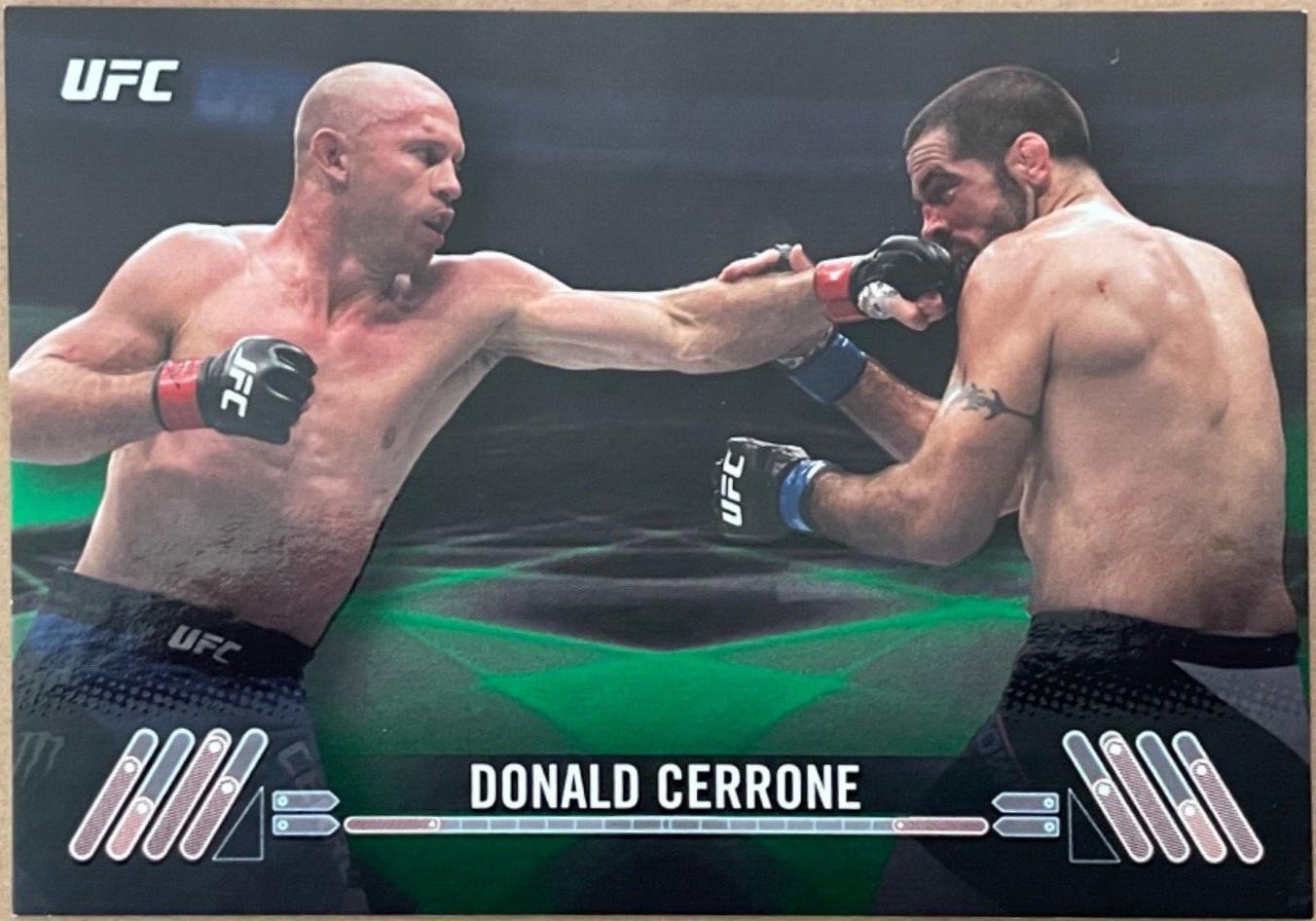Donald Cerrone 2017 Topps UFC Knockout Base #43 Green