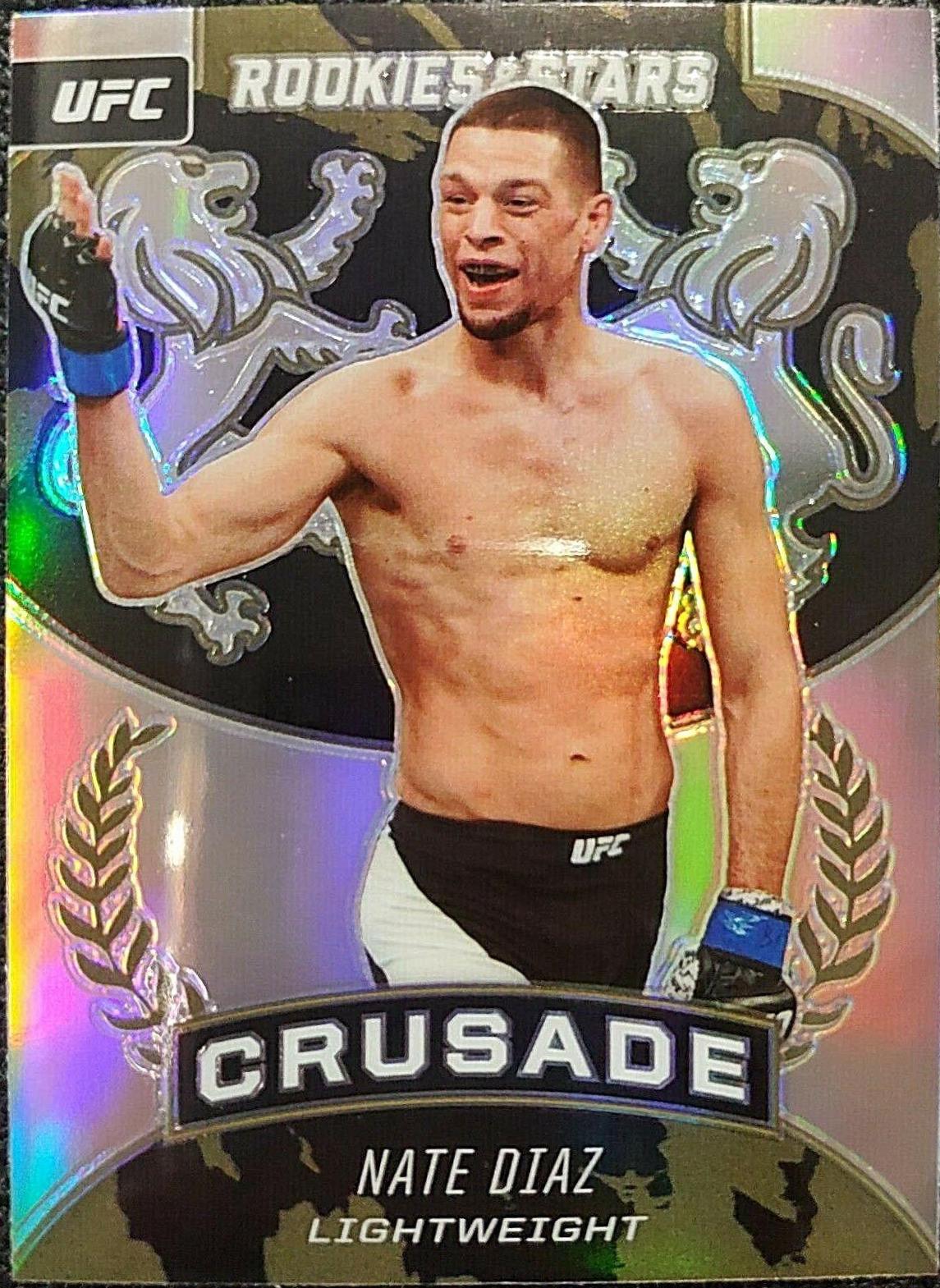 Nate Diaz 2021 Panini Chronicles UFC Base Crusade #233 Silver