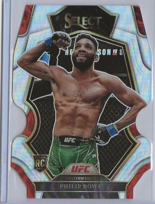 Philip Rowe 2023 Panini Select UFC Premier Level #159 Silver Die Cut