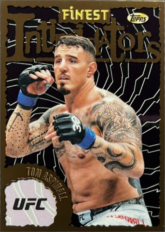 Tom Aspinall 2024 Topps Finest UFC Intimidators #INT-20 Red Refractor