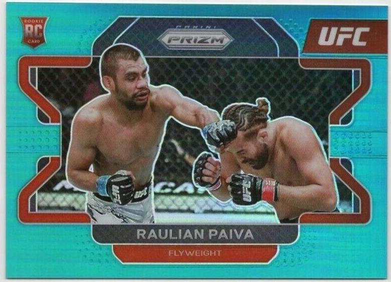 Raulian Paiva 2022 Panini Prizm UFC Base #10 Teal