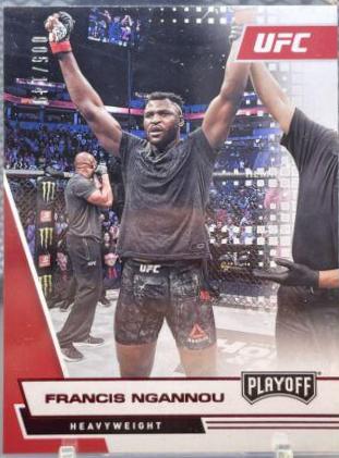 Francis Ngannou 2021 Panini Chronicles UFC Base Playoff #67 Asia