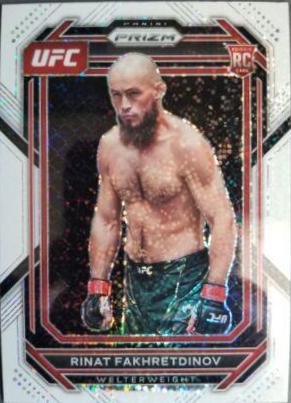 Rinat Fakhretdinov 2023 Panini Prizm UFC Base #116 White Sparkle