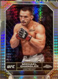 Michael Chandler 2024 Topps Chrome UFC Base #136 Refractor