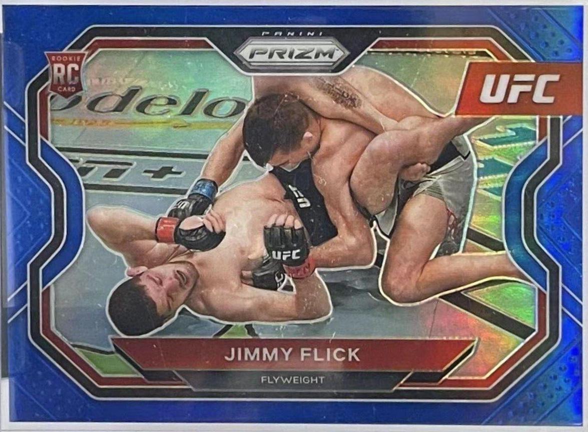 Jimmy Flick 2021 Panini Prizm UFC Base #182 Blue