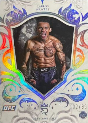 Carlos Prates 2025 Topps Royalty UFC Base #83 Red