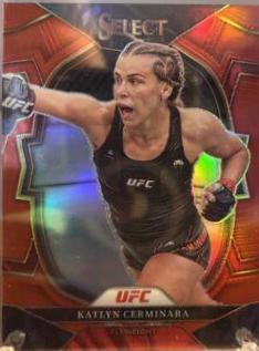 Katlyn Cerminara 2023 Panini Select UFC Concourse #57 Red