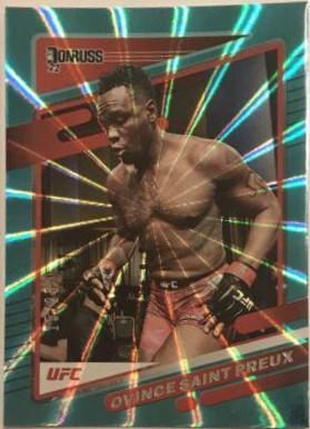 Ovince Saint Preux 2022 Panini Donruss UFC Base #120 Teal