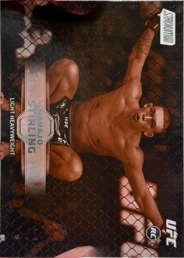 Navajo Stirling 2026 Topps Stadium Club UFC Base #187 Photographer's Proof