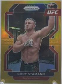 Cody Stamann 2022 Panini Prizm UFC Base #175 Gold