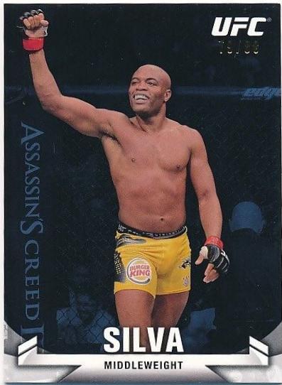 Anderson Silva 2013 Topps UFC Knockout Base #56 Blue