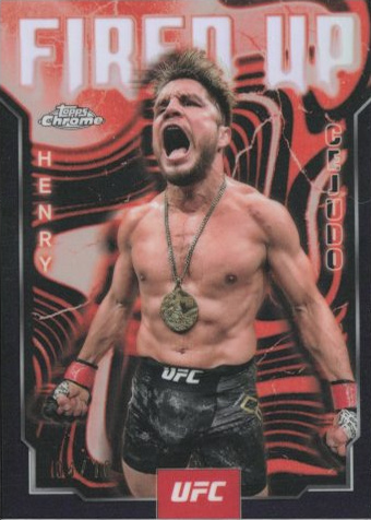 Henry Cejudo 2025 Topps Chrome UFC Fired Up #FUP-18 Superfractor