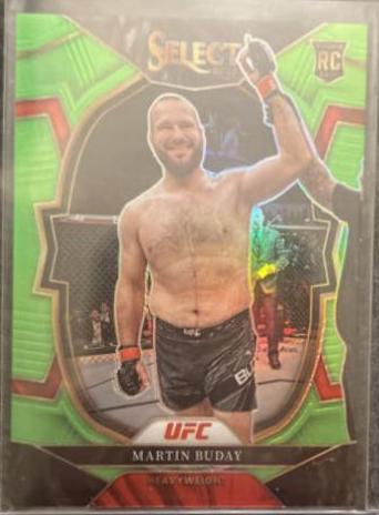 Martin Buday 2023 Panini Select UFC Concourse #89 Neon Green