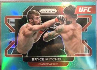 Bryce Mitchell 2022 Panini Prizm UFC Base #67 Teal